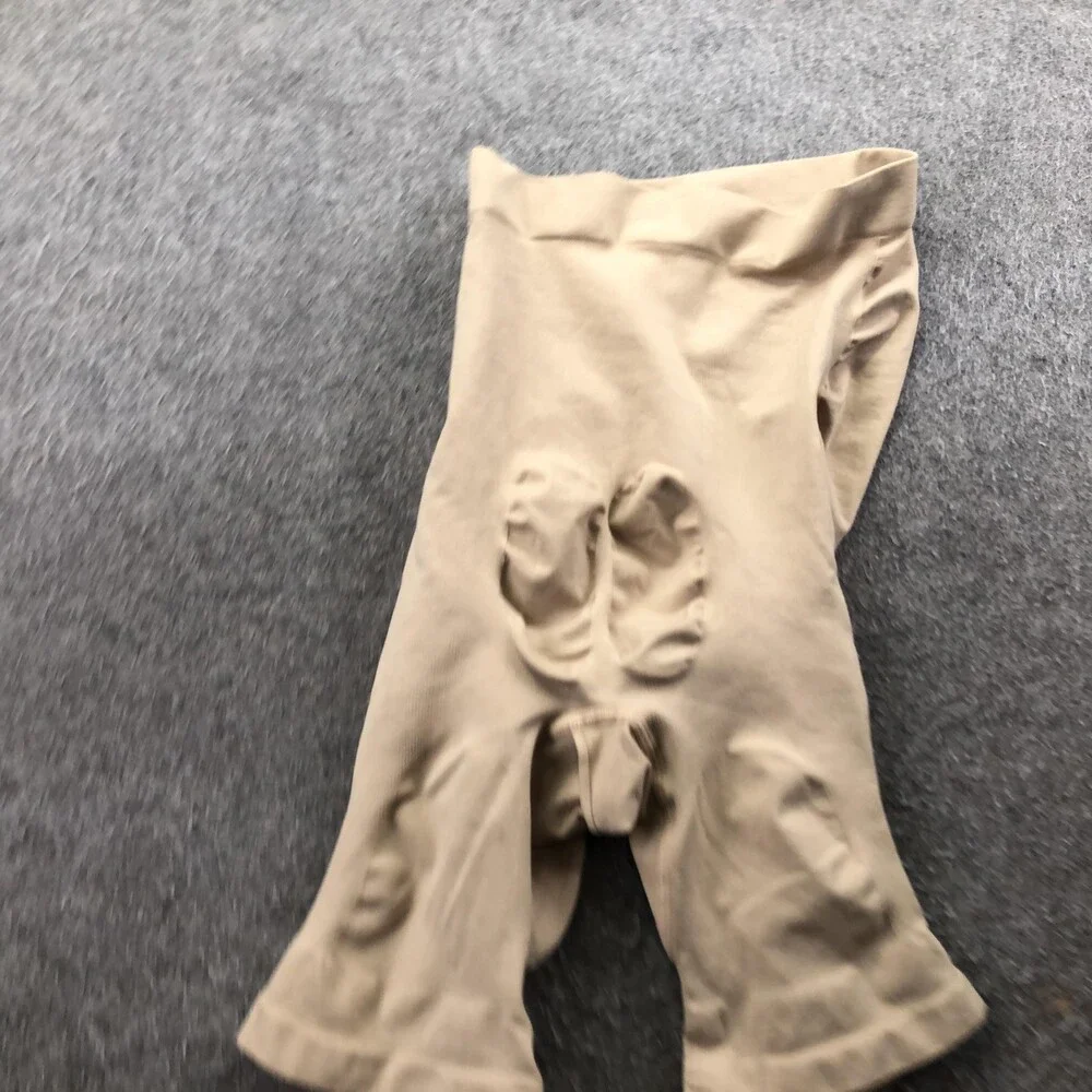 SKIMS Shapewear Shorts Womens L-XL Beige High Waist Seamless Slimming Control
